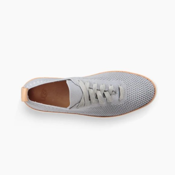 UGG Sidney Grey/Olive Knitted Trainers Sneakers - Picture 4 of 13